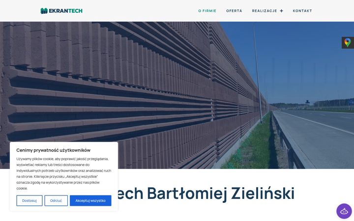 Screenshot of ekrantech.pl
