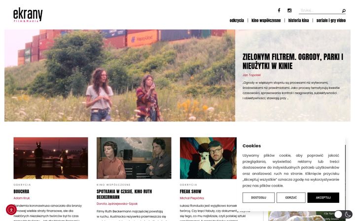 Screenshot of ekrany.org.pl