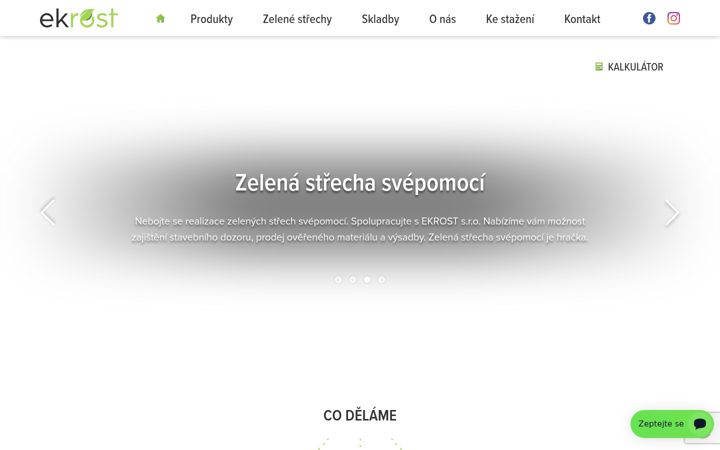 Screenshot ta' ekrost.cz
