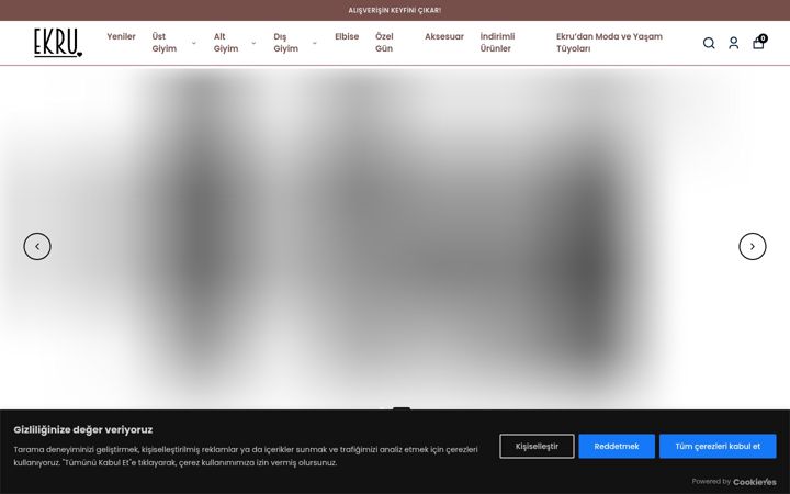 Screenshot of ekrubutik.com