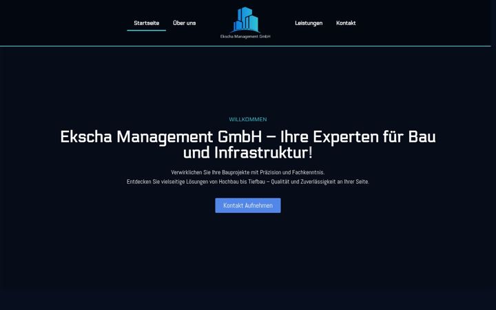 Zrzut ekranu ekscha-bau.de