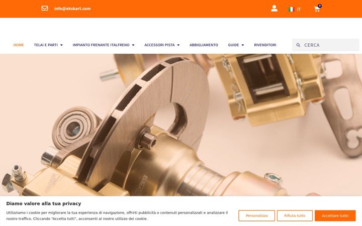 Screenshot of ekskart-business.com