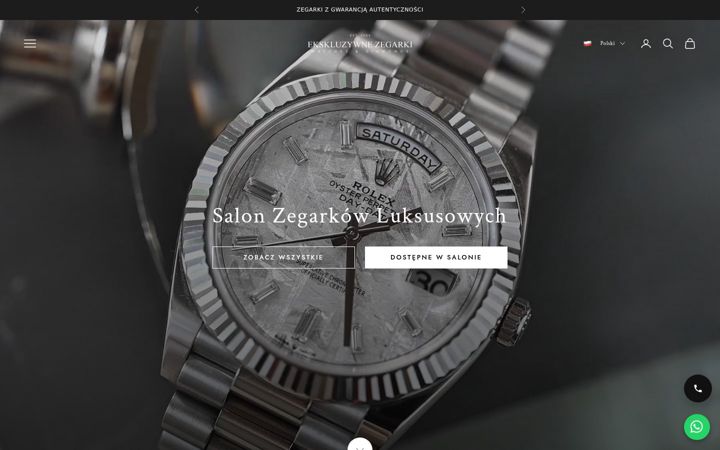 Screenshot of ekskluzywnezegarki.pl