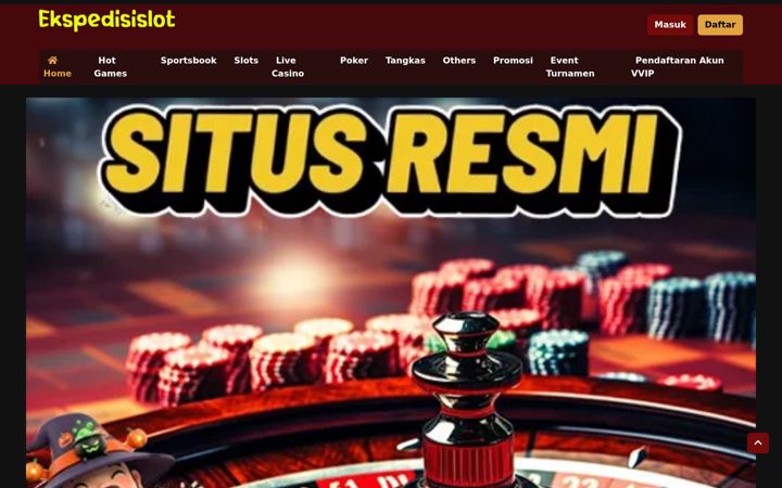 Screenshot of ekspedisislot.com