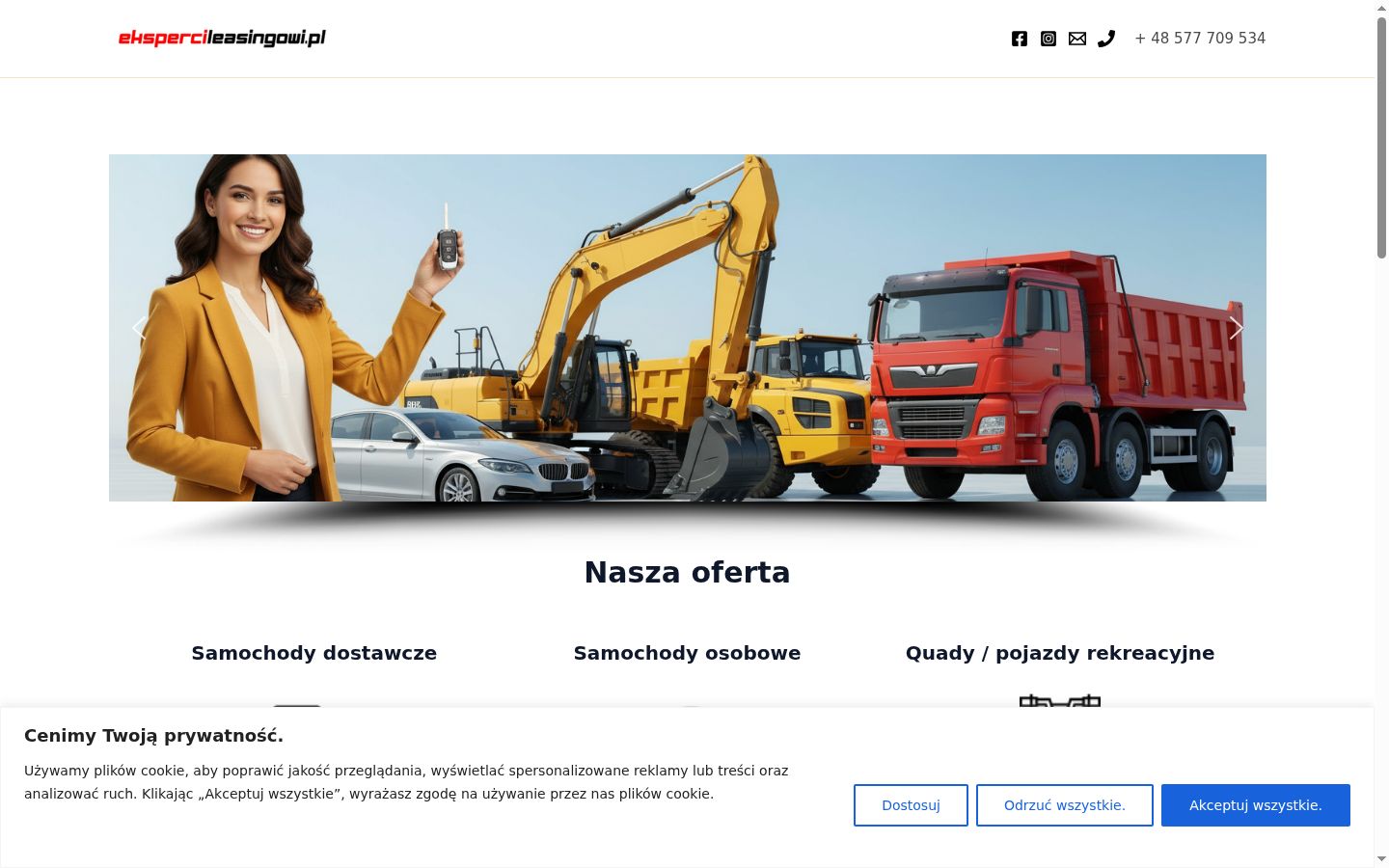 Screenshot tal-banner tal-kunsens muri qabel kwalunkwe interazzjoni