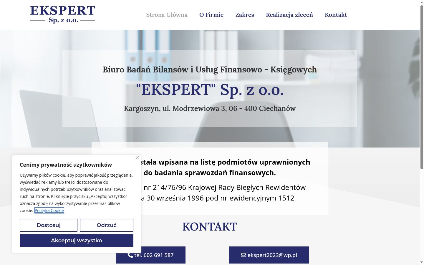 Screenshot tal-banner tal-kunsens muri qabel kwalunkwe interazzjoni