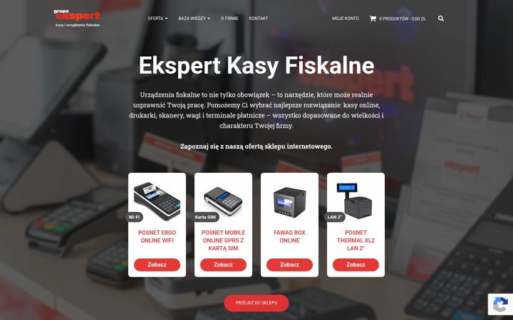 Screenshot of ekspertkasyfiskalne.pl