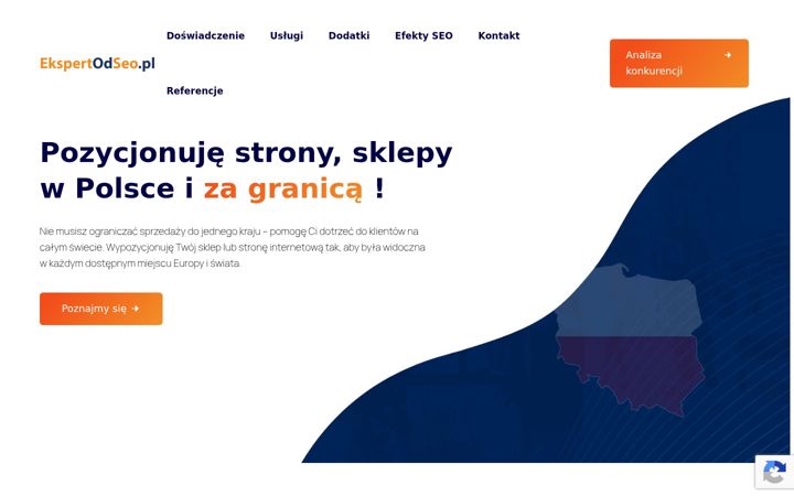 Screenshot of ekspertodseo.pl