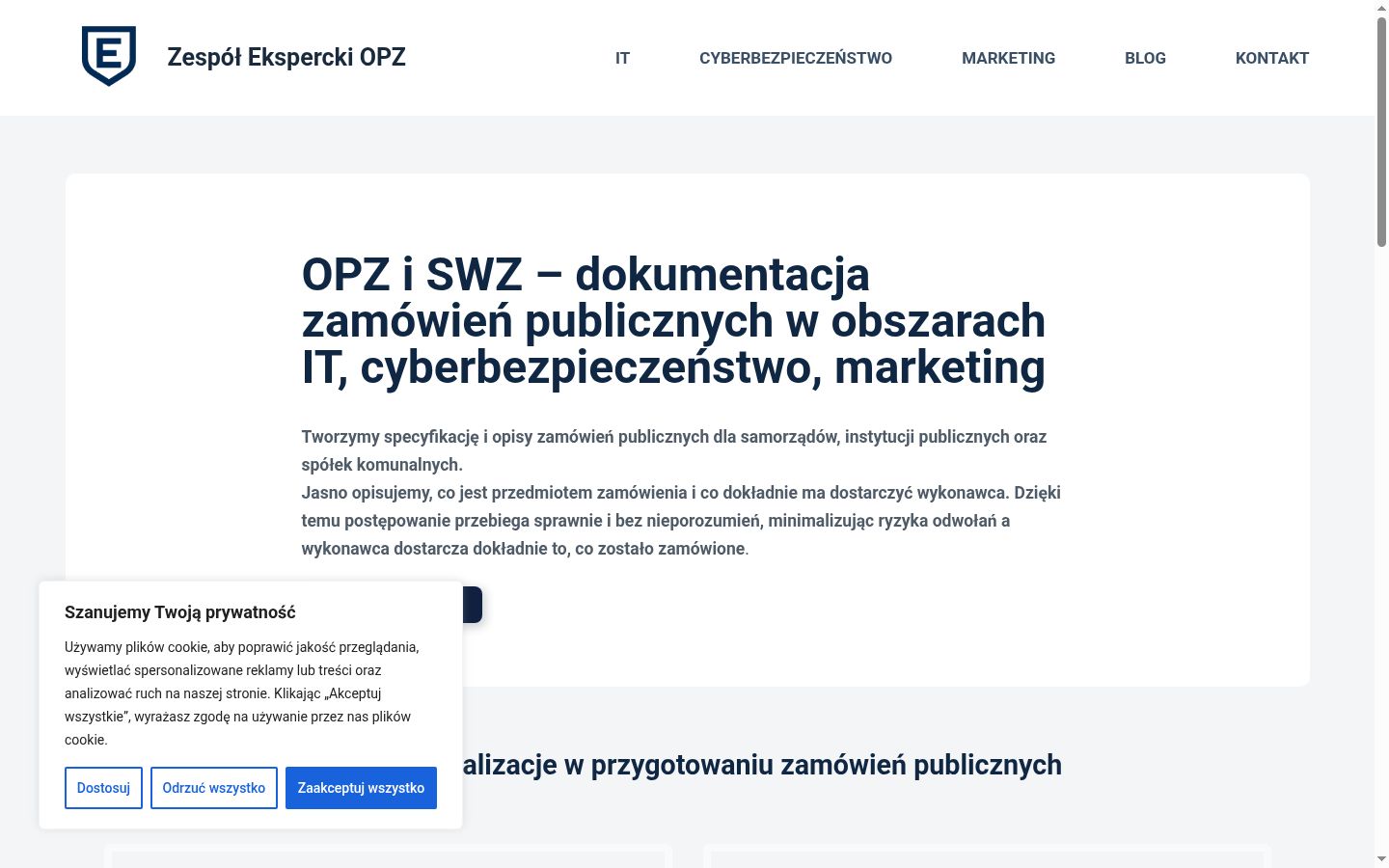Képernyőkép a bármilyen interakció előtt megjelenő hozzájárulási bannerről