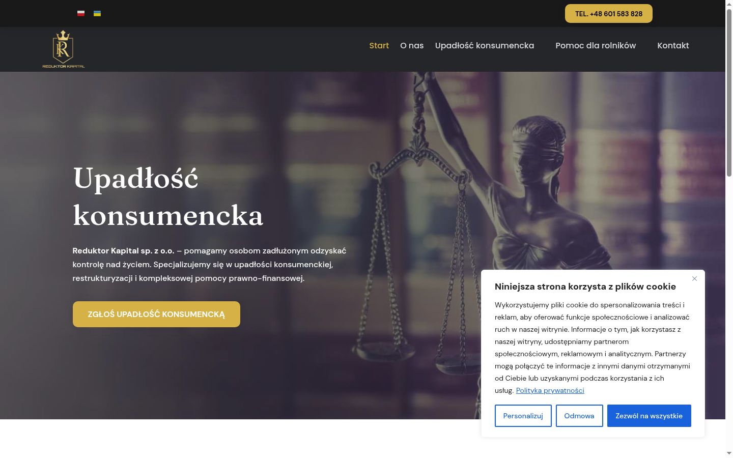 Snímek obrazovky baneru souhlasu zobrazeného před jakoukoli interakcí