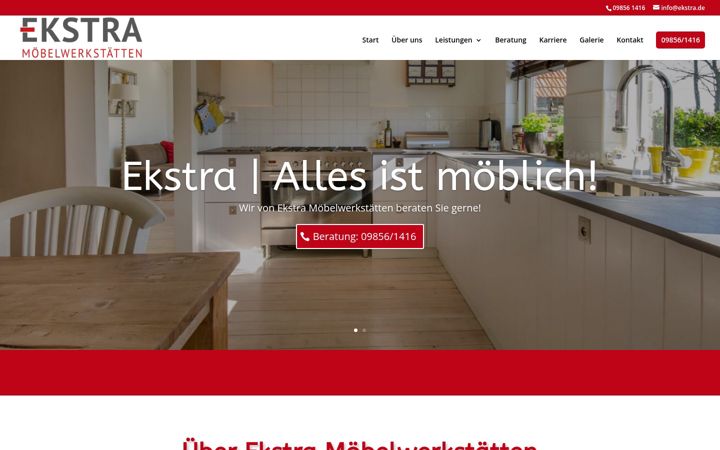 Zrzut ekranu ekstra.de