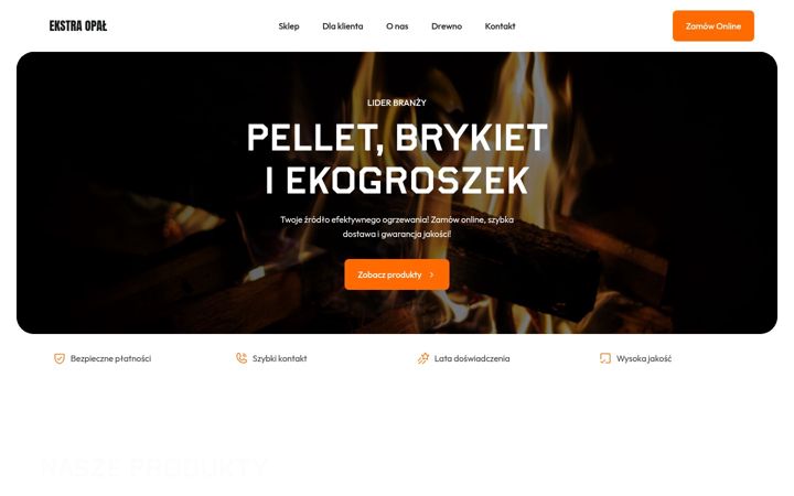 Zrzut ekranu ekstraopal.pl