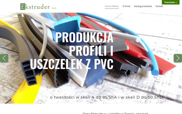 Screenshot of ekstruder.com