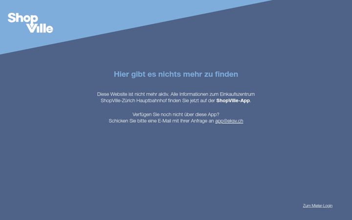 Screenshot von eksv.ch