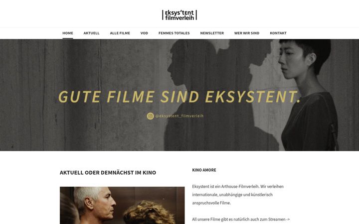 Screenshot of eksystent.com