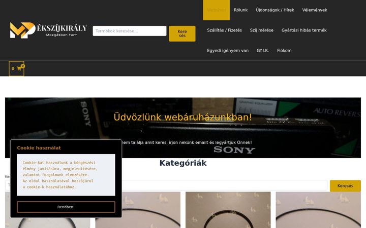 Screenshot di ekszijkiraly.hu