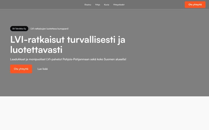 Screenshot of ektekniikka.fi