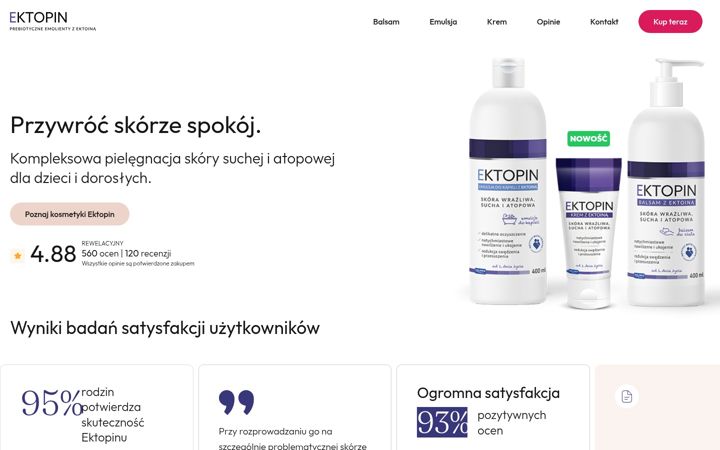 Screenshot of ektopin.pl