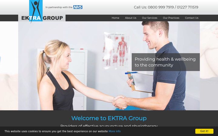 Screenshot of ektralimited.com