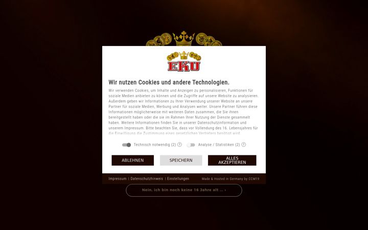 Screenshot of eku.biz