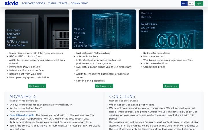 Screenshot of ekvia.com