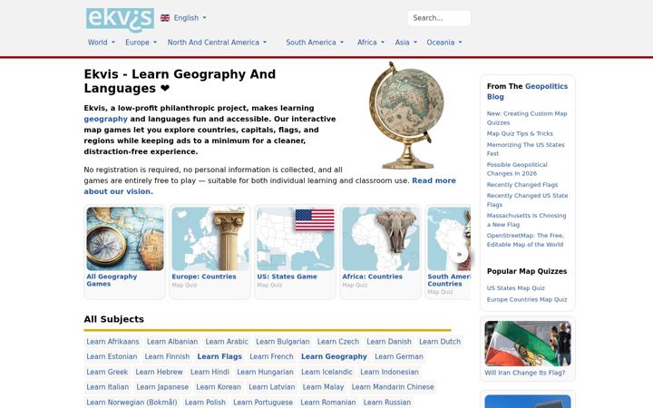 Screenshot of ekvis.com