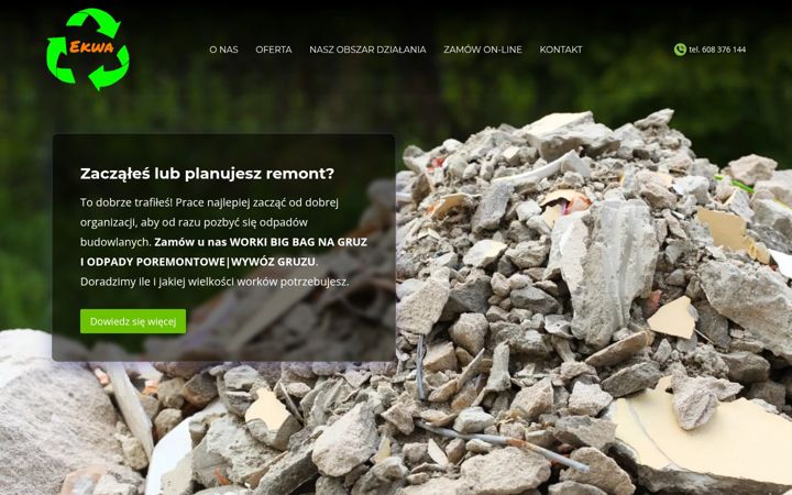 Screenshot of ekwa.pl