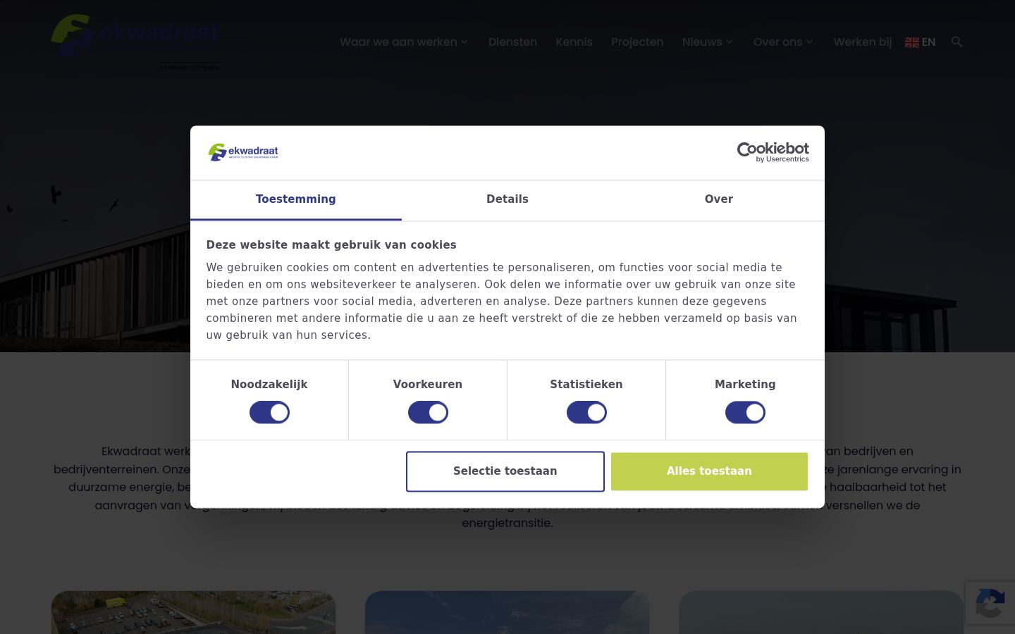 Snímek obrazovky baneru souhlasu zobrazeného před jakoukoli interakcí
