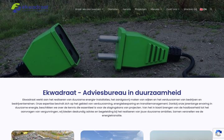 Screenshot of ekwadraat.com
