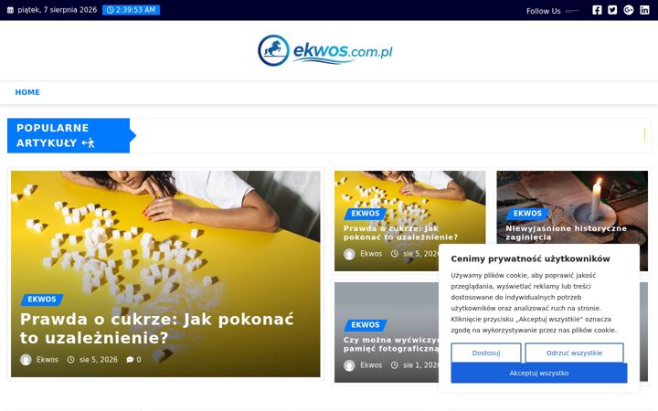 Snímek obrazovky ekwos.com.pl