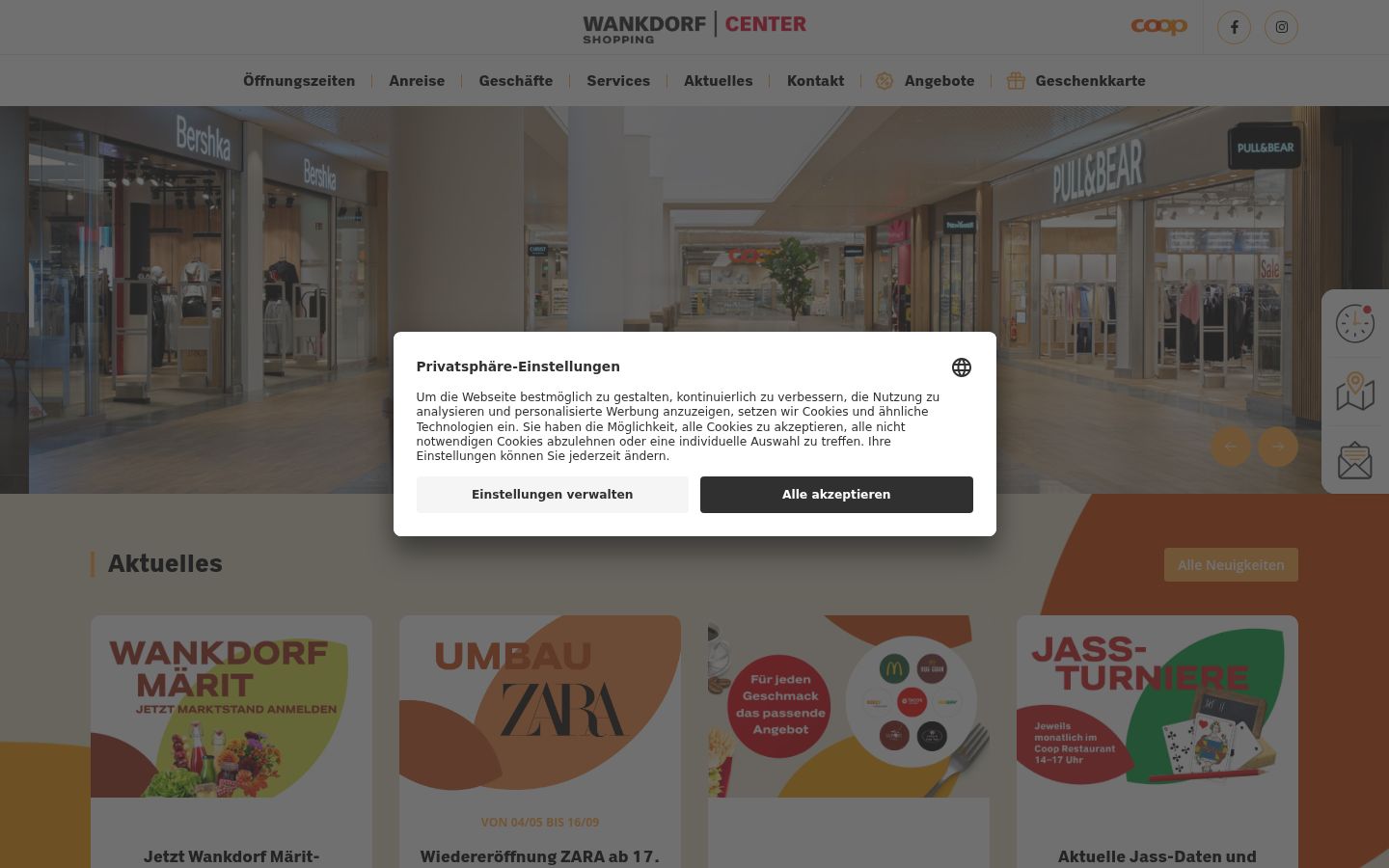 Kuvakaappaus suostumusbannerista, joka näytettiin ennen mitään vuorovaikutusta