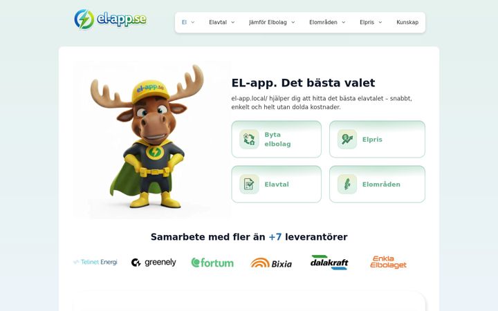 Ekraanipilt saidist el-app.se