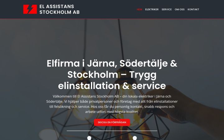 Ekraanipilt saidist el-assistans.se