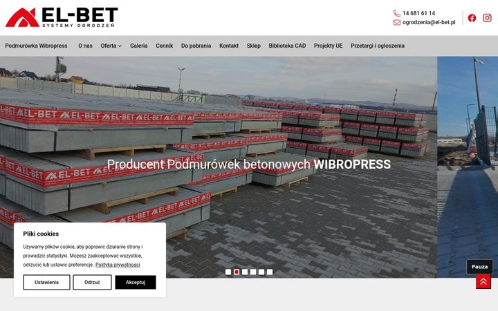 Screenshot of el-bet.pl