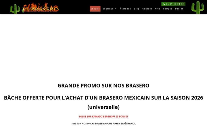 Screenshot stránky el-brasero.fr
