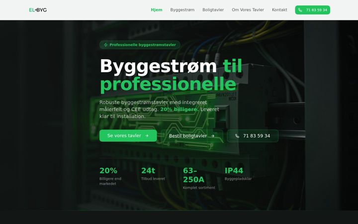 Screenshot of el-byg.com
