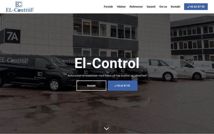 Skærmbillede af el-control.dk