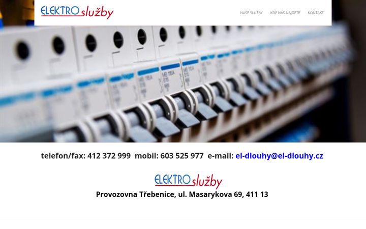 Screenshot ta' el-dlouhy.cz