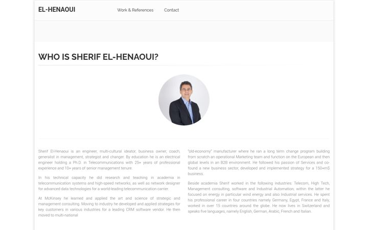 Screenshot of el-henaoui.com