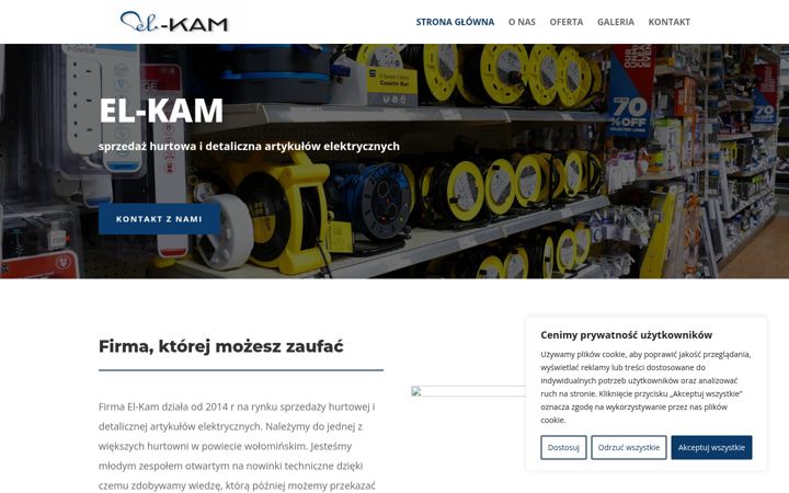 Screenshot of el-kam.waw.pl