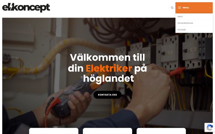 Ekraanipilt saidist el-koncept.se