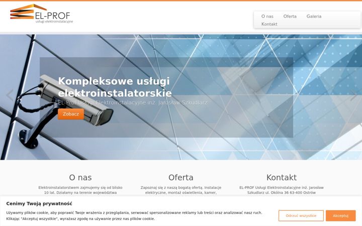 Screenshot of el-prof.pl