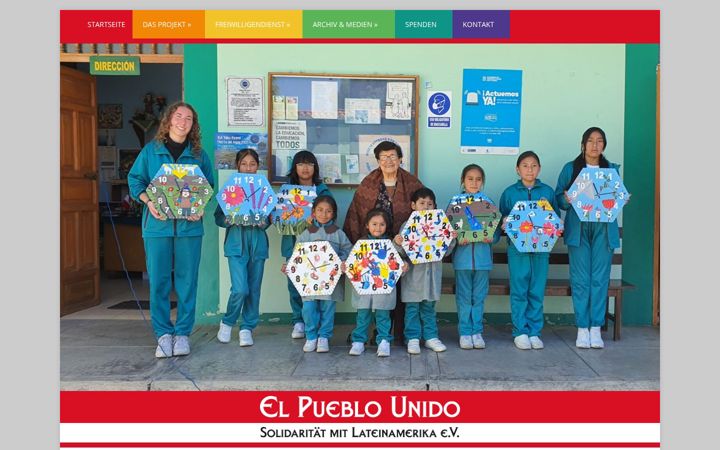 Snímek obrazovky el-pueblo-unido.de