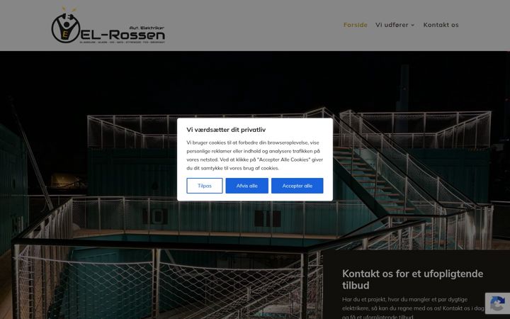 Skærmbillede af el-rossen.dk