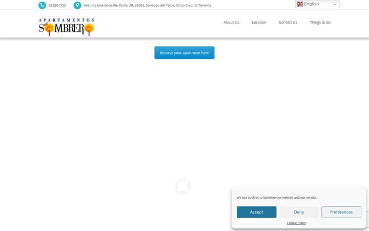 Screenshot of el-sombrero.com