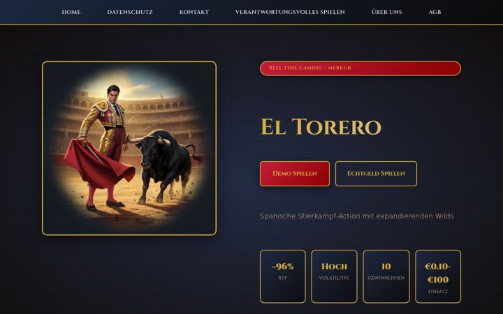Screenshot of el-torrero.de