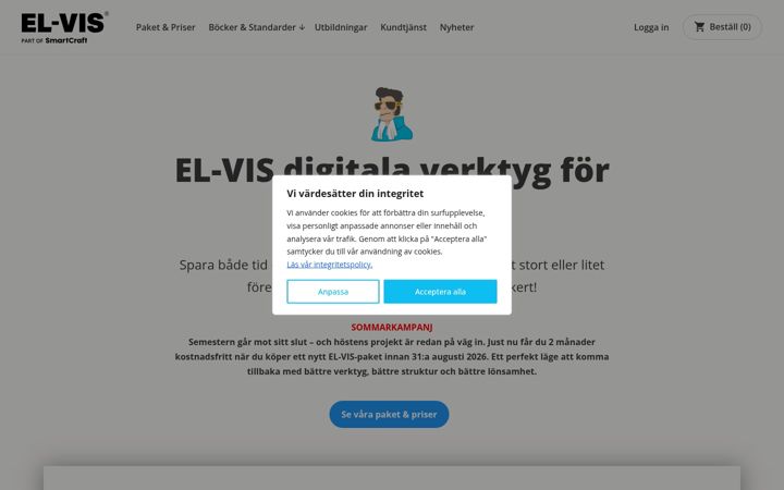 Screenshot of el-vis.com