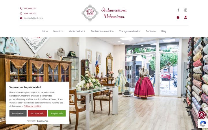Screenshot of el1iel2.com
