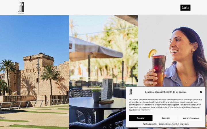 Captura de ecrã de el33.es