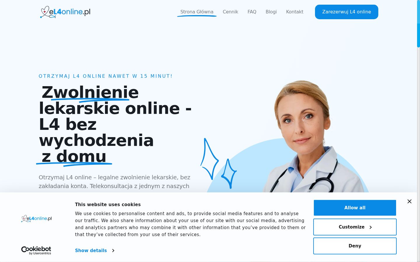 Ekrānuzņēmums ar piekrišanas baneri, kas tika rādīts pirms jebkādas mijiedarbības